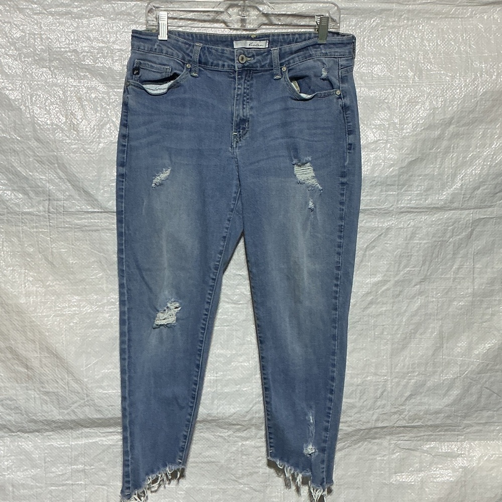 KanCan Distressed Skinny Jeans Sz 31/12